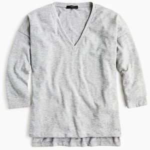 NEW! J. Crew Luxe Supersoft V-neck Top Sweater XXS